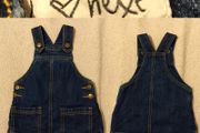 Next Blue Denim Pinafore Dress