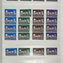 Collection. Brown stock book with collection of stamps celebrating Winston Churchill. Most are mint never hinged (MNH) Image 6