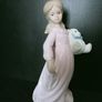 The Leonardo Collection Girl with Teddy Figurine Image 5