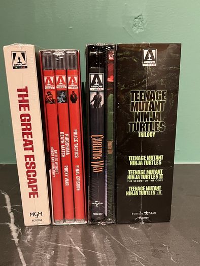 4 Arrow Limited/Special Edition Box Sets Carlitos Way/Great Escape. etc