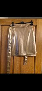 Gold Mini Skirt