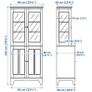 IKEA Lommarp cabinet with glass doors Image 5