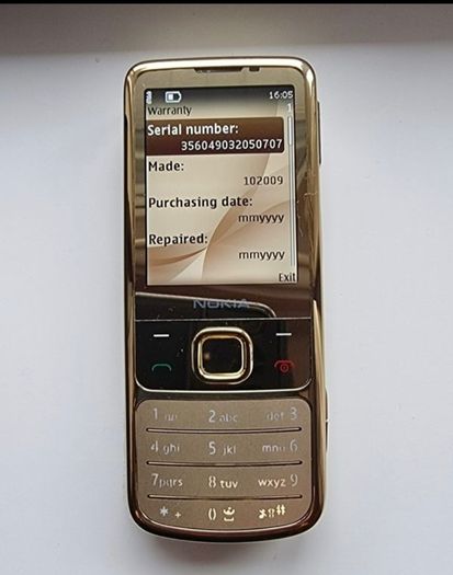 Nokia 6700 Classic Gold Edition