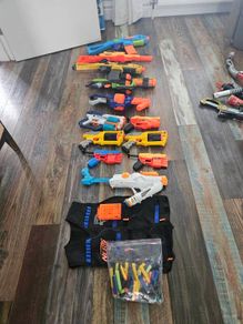 Nerf gun collection