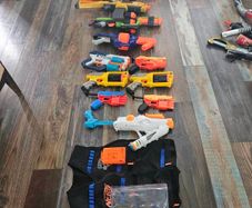 Nerf gun collection