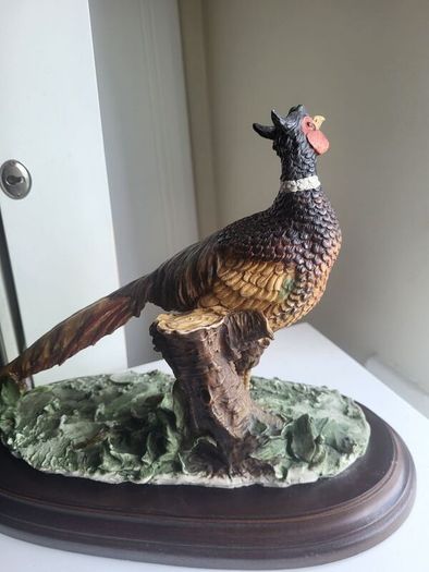 Capodimonte Pheasant Sculpture Fifurine