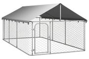 FREE EXPRESS SHIPPING Outdoor Dog Kennel with Roof 400x200x150 cm