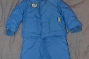 Little Rocha 2-in-1 blue hooded snowsuit 74cm 6-9 months