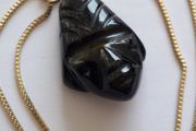 Gold Obsidian - Carved Head