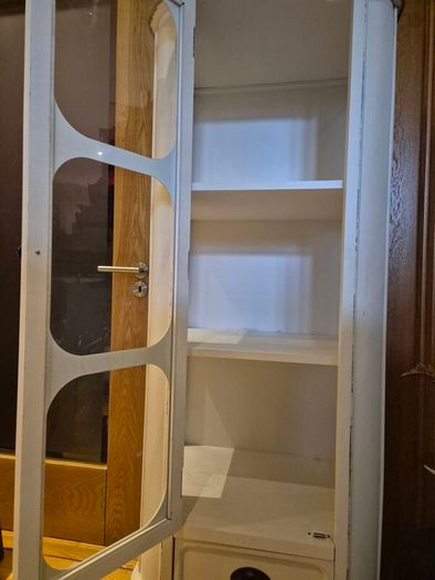 Beautiful white contemporary glass cabinet