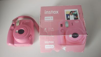 Instax mini 9 instant camera (pink)
