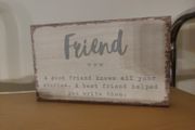 wooden frame