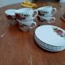 Ironstone Washington pottery hanley England, 5 tea cups and saucers Image 4