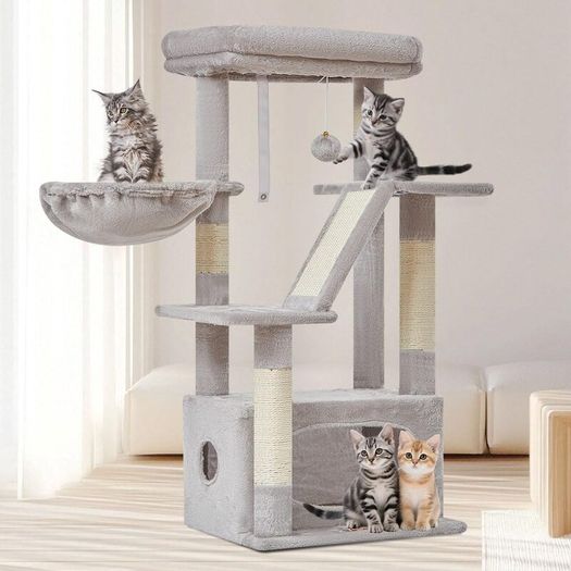 Taoqimiao 98cm Cat Tree Cat Tower with Condo and Perch - Brand New Sealed