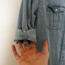 River Island Light denim shirt Age 8 Image 4