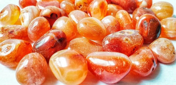 CLEARANCE Carnelian tumbled stone natural gemstone for vitality motivation 250g
