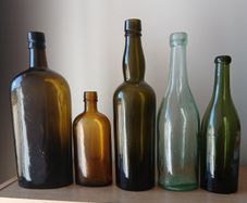 Lot of 5 vintage bottles