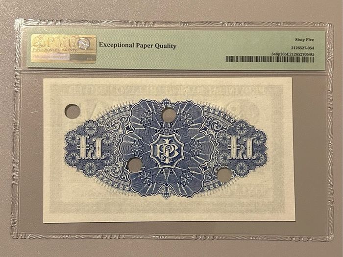 Irish 1 Pound 1926 Pmg65 Gem Uncirculated