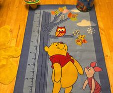 Winnie the Pooh nursery rug