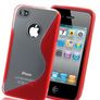 Lot of 10 x Silicone Gel Case Cover For Apple iPhone 4/4S S-line Design Free Screen Protector Image 2