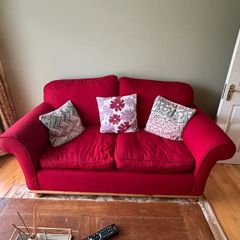 Two seater couch & armchair