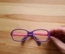 Nano Vista pink kids toddler flexible glasses frames