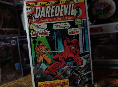 Daredevil ! Issue #124 ! 1st Appearance of Copperhead (Lawrence Chesney) ! Bronze Age Comic from 1975 ! by Marvel !