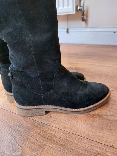 Van Dal- Black Suede Boots- size uk 6/eur39