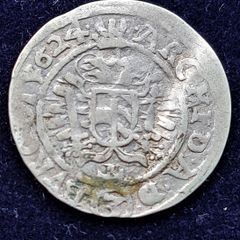 Austria 1624 Habsburg  Ferdinand II 3 Kreuzer -  Vienna mint