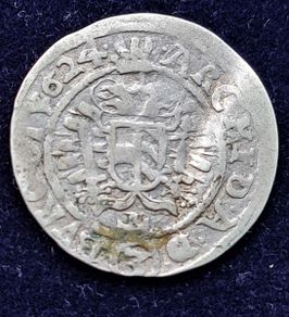 Austria 1624 Habsburg  Ferdinand II 3 Kreuzer -  Vienna mint