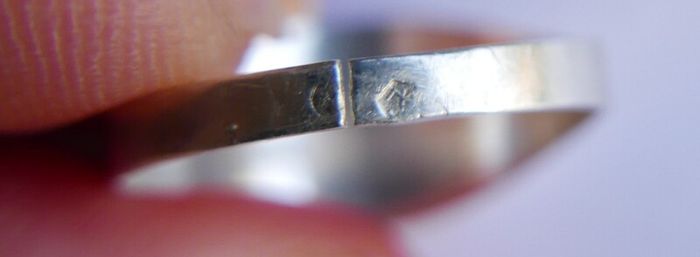 Vintage Sterling Silver Ring size P (adjustable size) 1,8g
