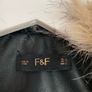 F&F Black Leather Jacket with Fur Collar Image 6