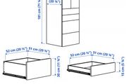 IKEA SMASTAD  PLATSA wardrobe and bookcase