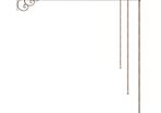 Garden Rose Arch Antique Brown 6x3x2.5 m Iron