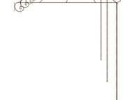 main image for ad Garden Rose Arch Antique Brown 6x3x2.5 m Iron