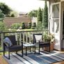 Garden chairs with table Balcony set Image 3