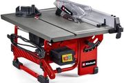 TC-TS 8 l Table Saw - Angle Cuts (to 45), Angle Stop (+/- 60) for Mitre Cuts, Dust Extraction Adaptor - Powerful, Compact and Portable Circular Bench Saw for Woodworking