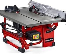 TC-TS 8 l Table Saw - Angle Cuts (to 45), Angle Stop (+/- 60) for Mitre Cuts, Dust Extraction Adaptor - Powerful, Compact and Portable Circular Bench Saw for Woodworking