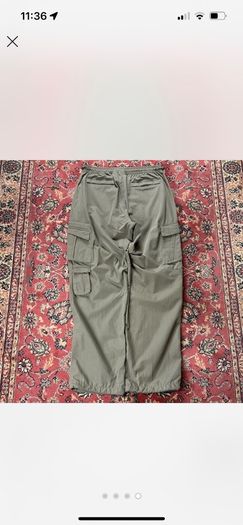 Vintage mens Nike Cargo Trousers Khaki