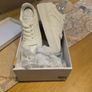 Frankie Embossed Lace Up Trainers  White Image 3