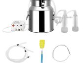 BRAND NEW 14L Electric Milking Machine Food Grade Portable Automatic Pumping Rate 24L/min Cattle Milking With Brush Sheep