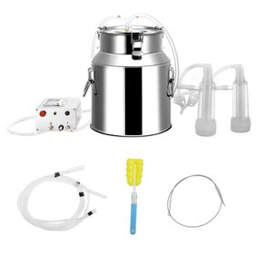 BRAND NEW 14L Electric Milking Machine Food Grade Portable Automatic Pumping Rate 24L/min Cattle Milking With Brush Sheep