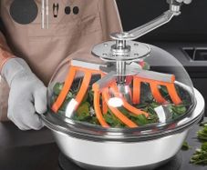 Bud Leaf Bowl Trimmer, 335 mm Manual Bud Trimmer, with Sharp Stainless Steel Blades, Visual Cutting, Wet & Dry Hydroponic Cutting Machine