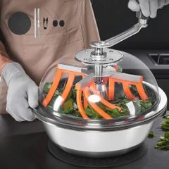 Bud Leaf Bowl Trimmer, 335 mm Manual Bud Trimmer, with Sharp Stainless Steel Blades, Visual Cutting, Wet & Dry Hydroponic Cutting Machine