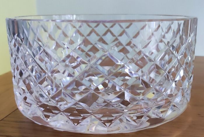 Waterford Crystal COMETAGH Centerpiece Bowl SPECTACULAR Sparkly Prism Retired
