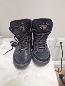 DKNY Black & Silver Boots