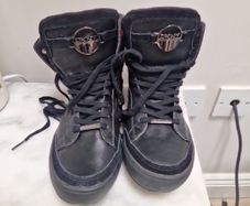 DKNY Black & Silver Boots