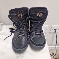 DKNY Black & Silver Boots
