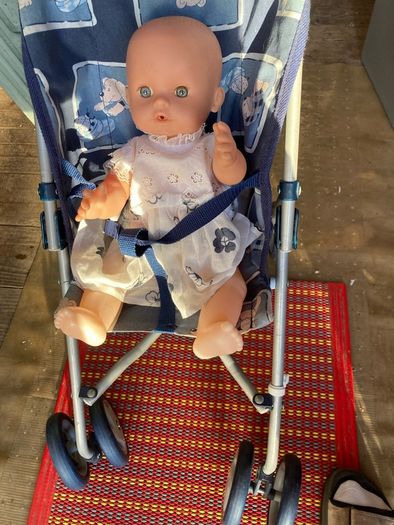 Dolls Buggy & Doll.