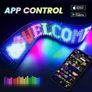 Scrolling Huge Bright Advertising LED Sign  Flexible USB 5V LED Store Sign Bluetooth App Control Custom Text Pattern Animation Programmable LED Display for Bar Party Festival Image 4